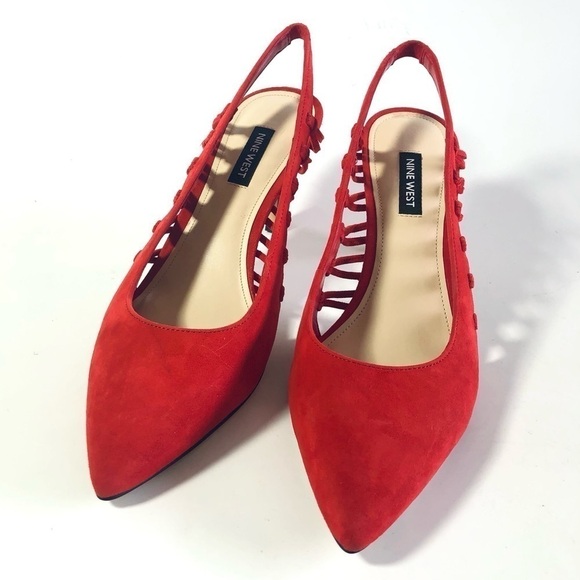 Nine West Milia Slingback Side Cutout Pump - Picture 7 of 15